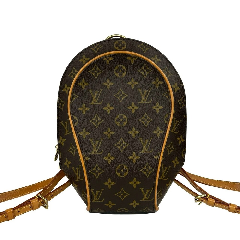 LOUIS VUITTON Brown Monogram Leather Ellipse Backpack